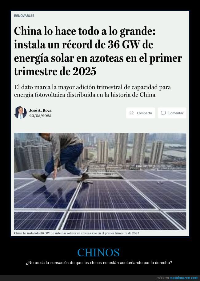 china,paneles solares,azoteas