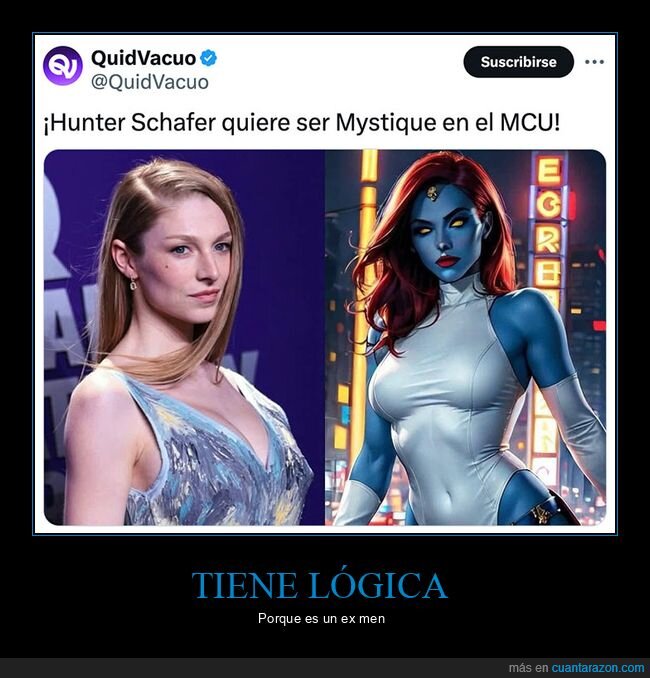hunter schafer,mística,xmen