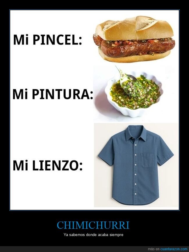 chimichurri,pincel,pintura,lienzo