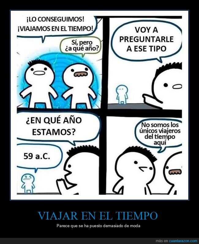 viajar en el tiempo,año