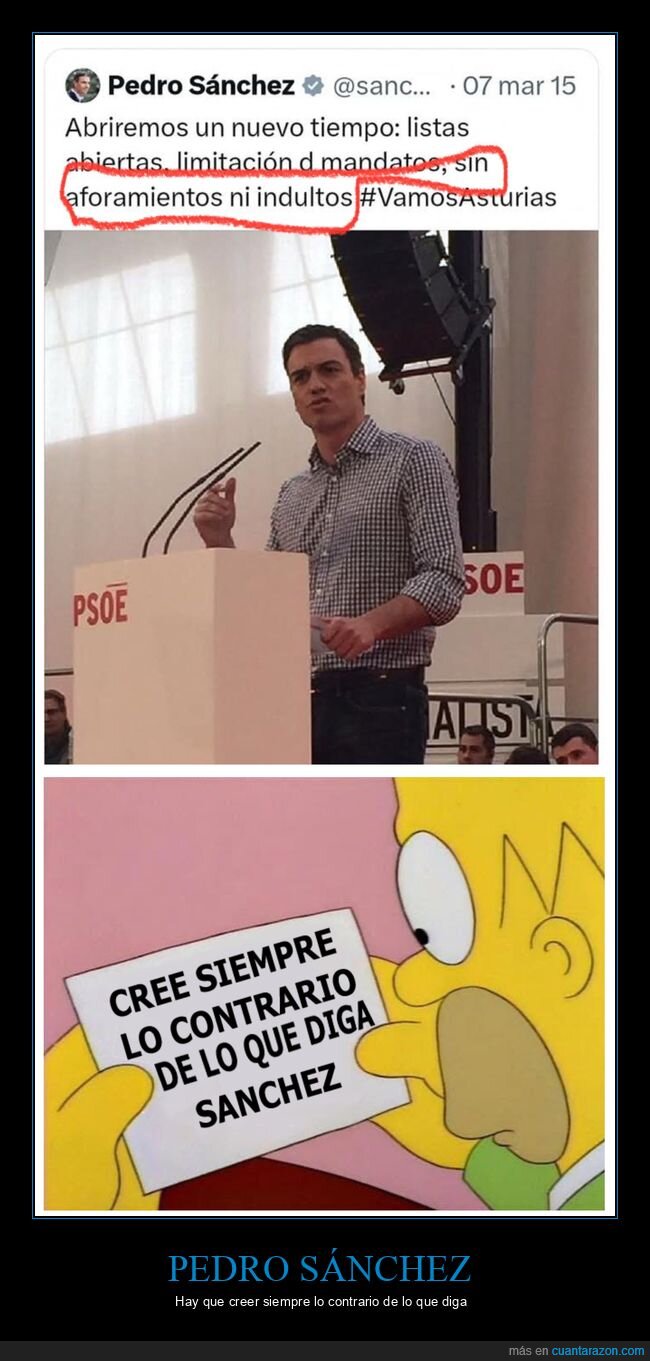 pedro sánchez,aforamientos,indultos,políticos