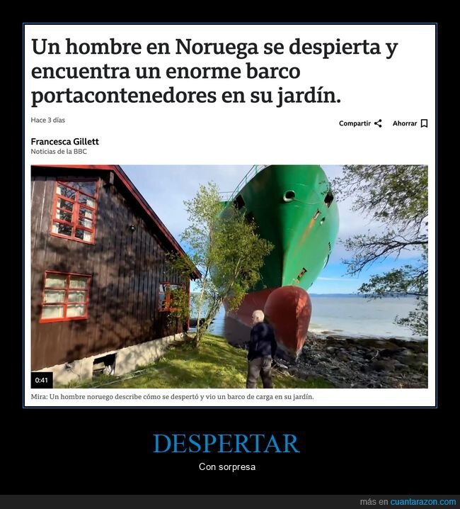 despertar,barco,jardín