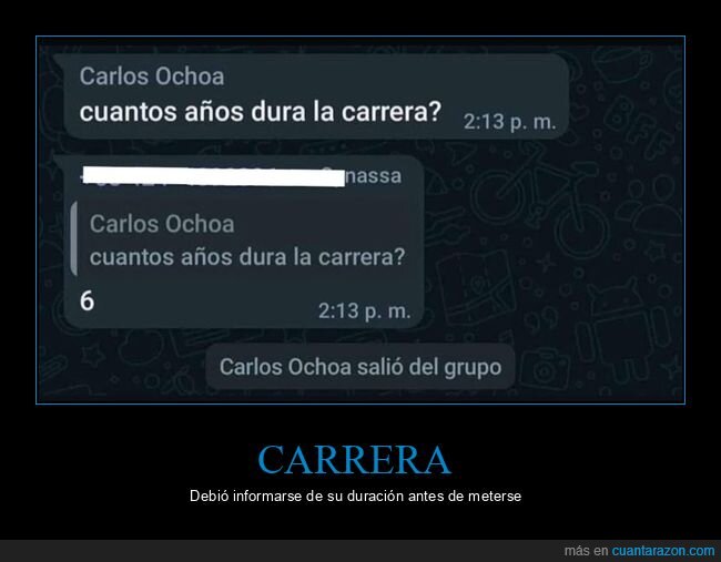 carrera,años,durar
