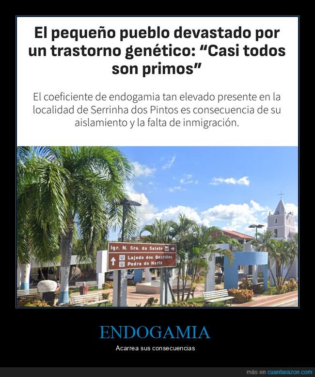 endogamia,primos,pueblo,trastorno genético