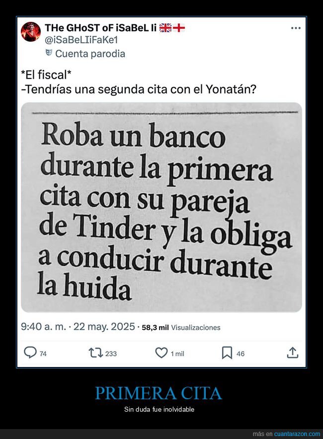 banco,primera cita,robo,tinder