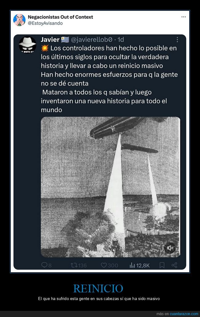 conspiranoicos,negacionistas,reinicio