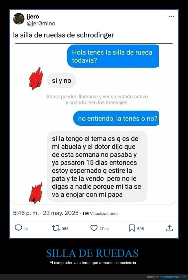 abuela,silla de ruedas,vender