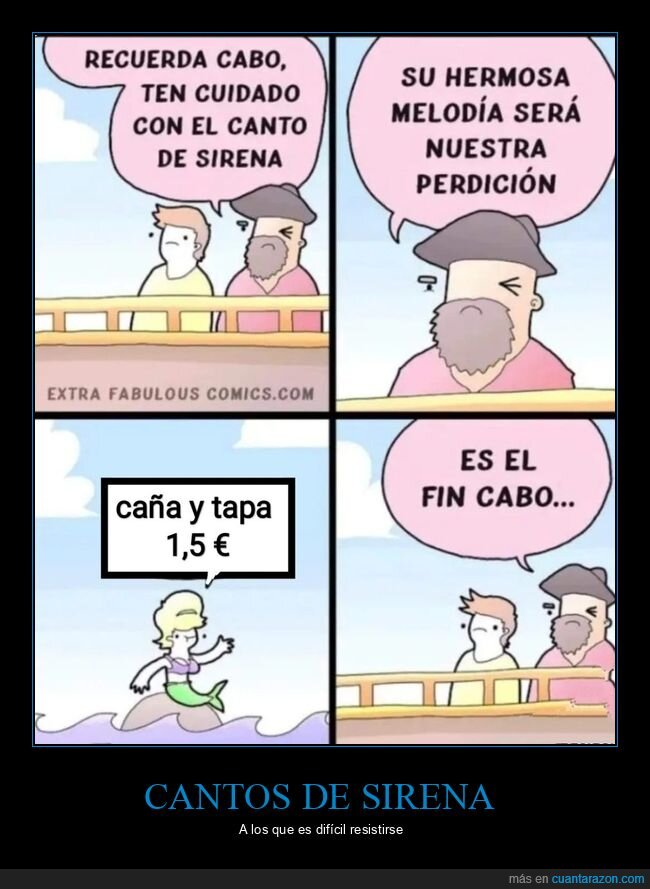 canto,sirena,caña,tapa