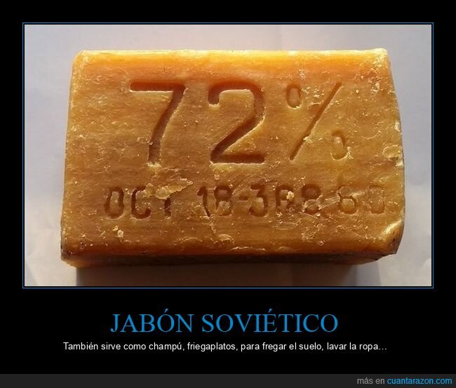 jabón,soviético