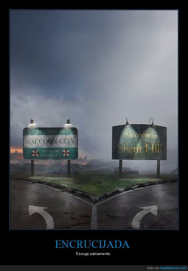 racoon city,silent hill