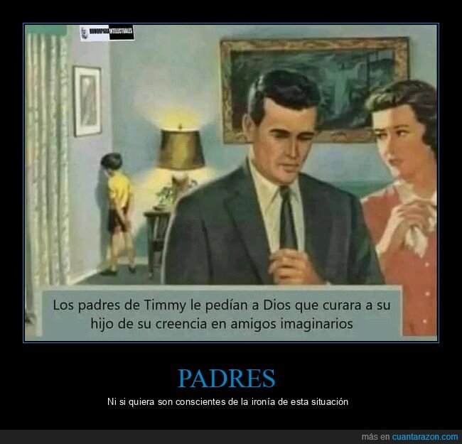 padres,pedir,dios,hijo,amigos imaginarios