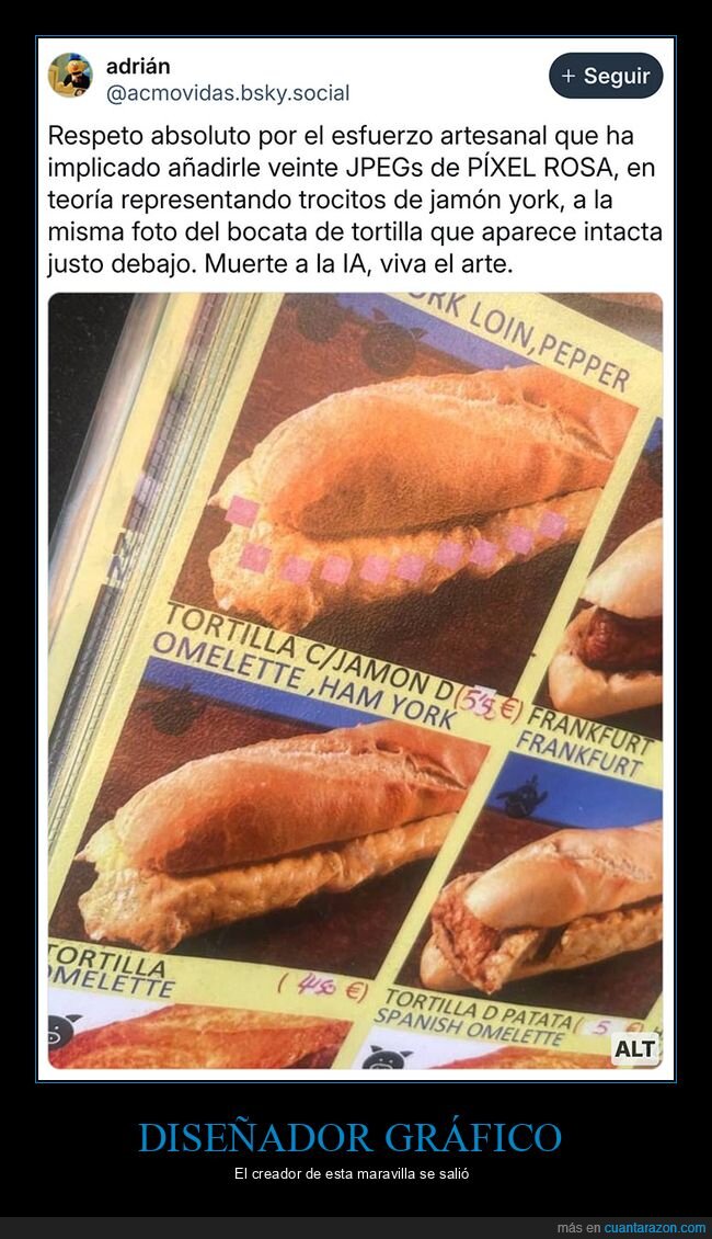 bocadillo,jamón york,mierder