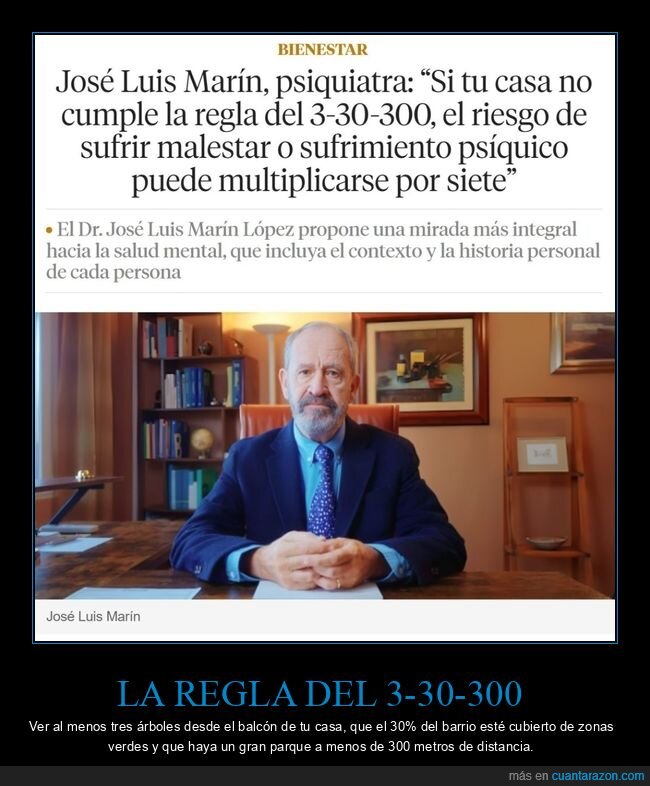 regla del 3-30-300,árboles,zonas verdes,parques