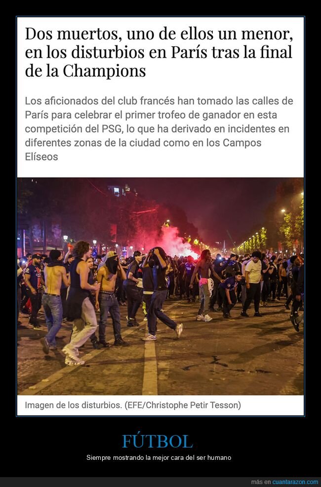 disturbios,fútbol,parís