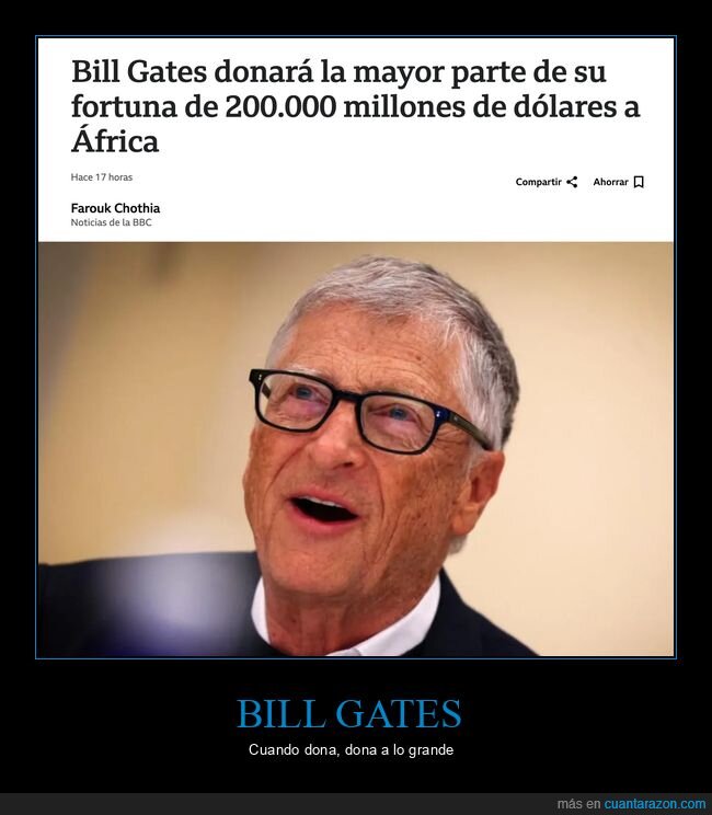 bill gates,donación,áfrica