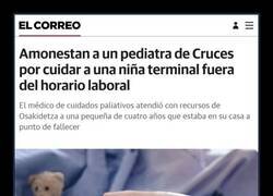 Enlace a Amonestado por ser un buen médico