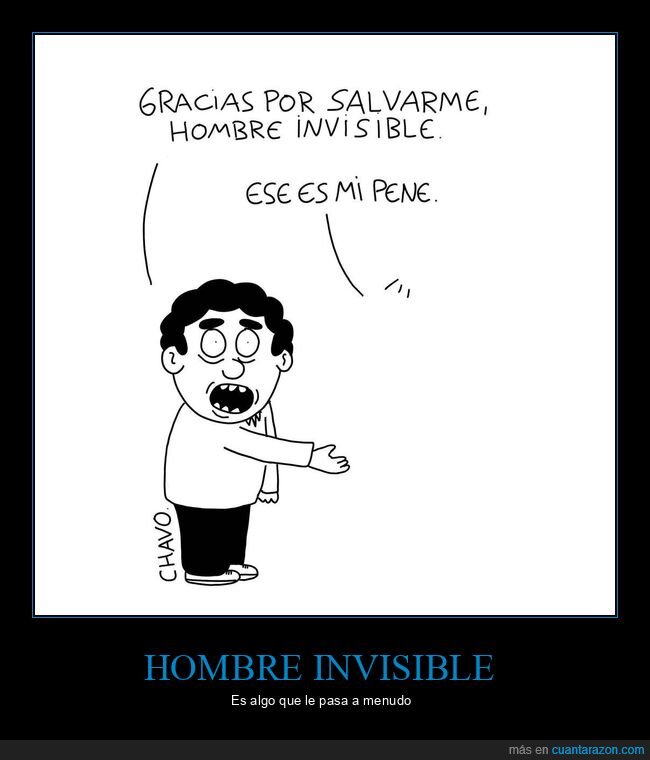 hombre invisible,dar la mano