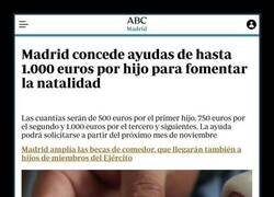 Enlace a Tratando de fomentar la natalidad