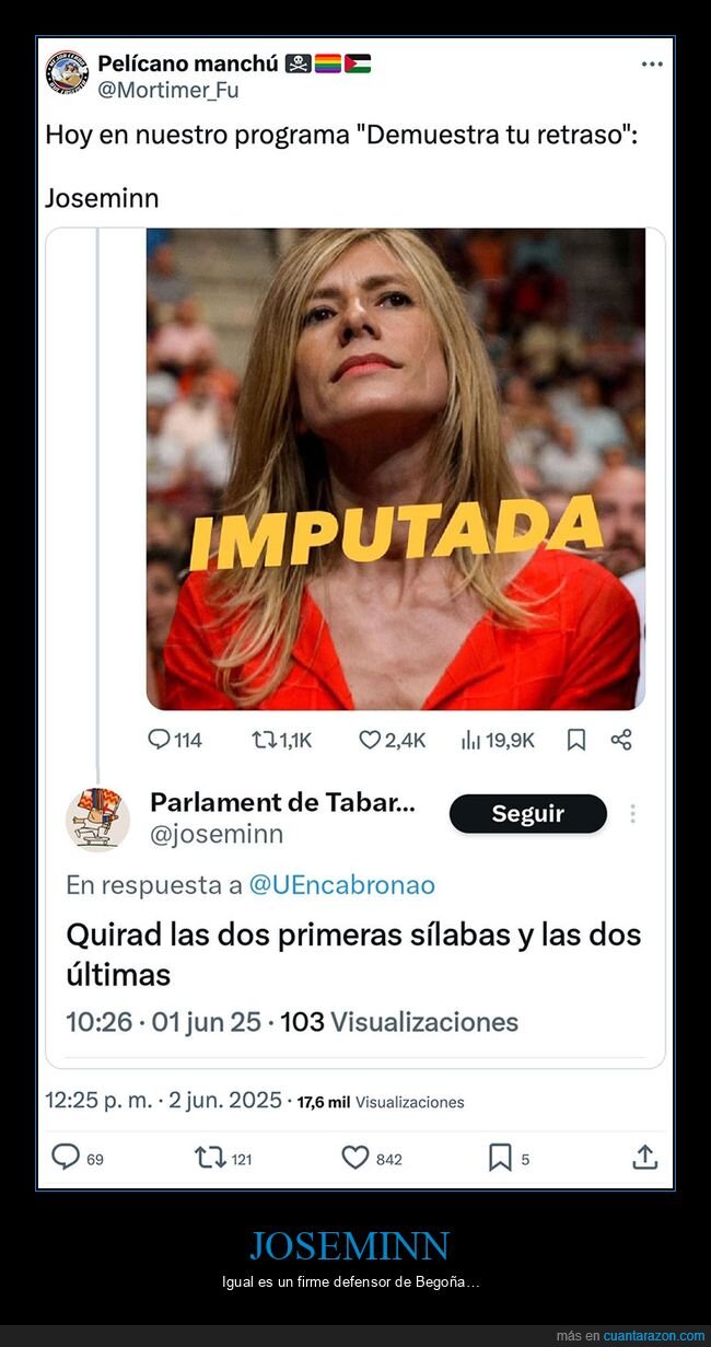 begoña,fails,imputada,sílabas