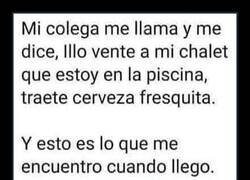 Enlace a Chalet con piscina