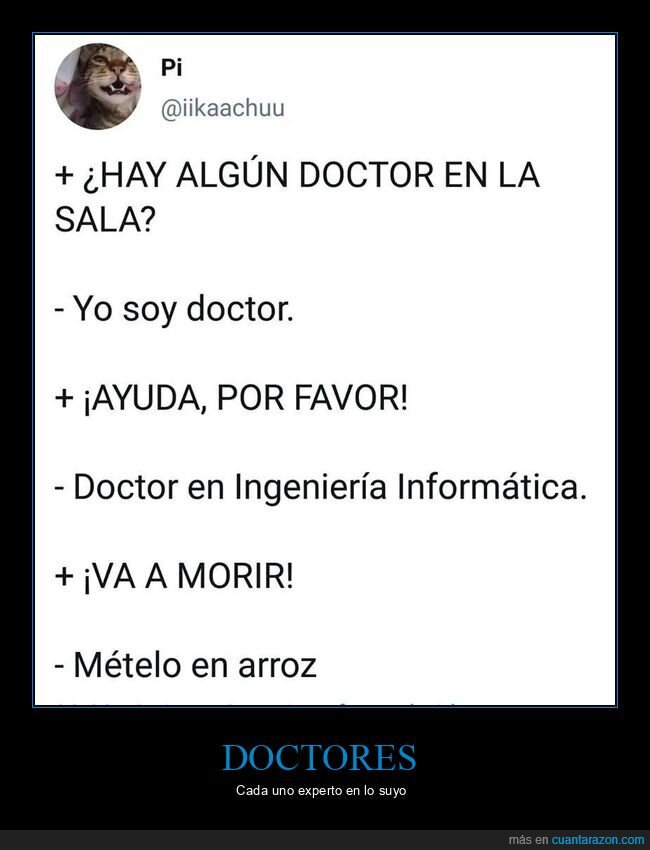 doctor,informático,arroz