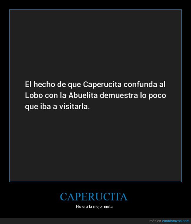 caperucita,confundir,abuela,lobo