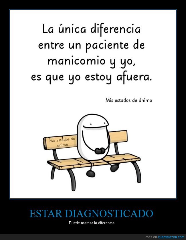 diferencia,paciente,manicomio,fuera