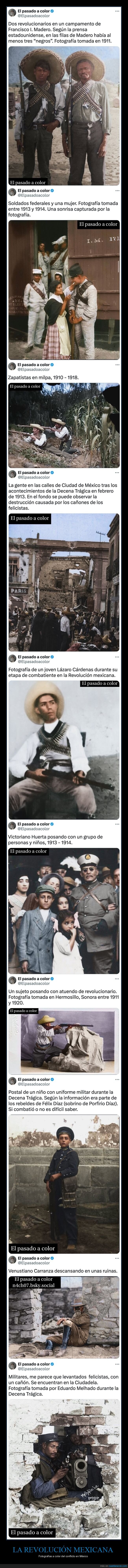 revolución nexicana,color