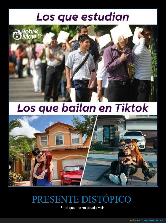 estudiar,bailar,tiktok