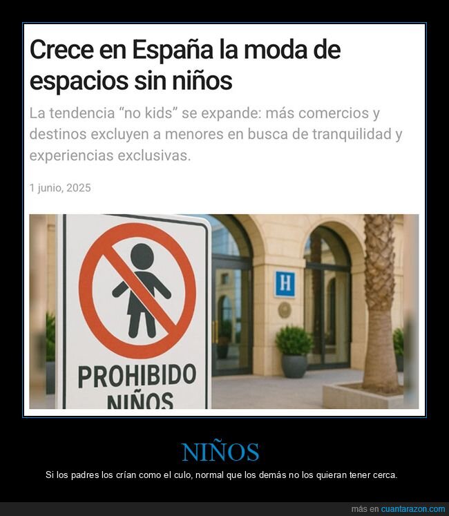 espacios,niños,sin niños