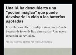 Enlace a Reviviendo las baterías agotadas