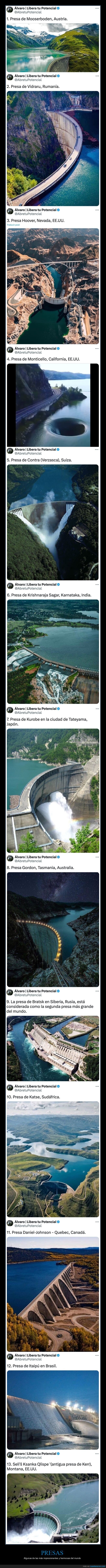 presas,impresionantes