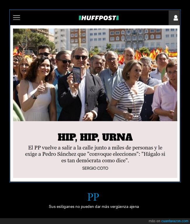 pp,políticos,manifestación