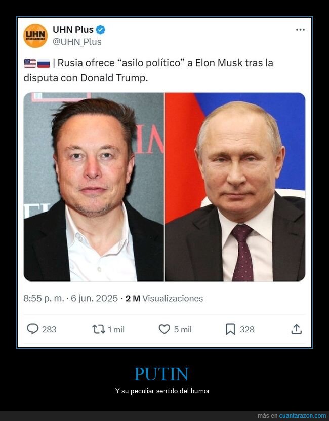 putin,elon musk,rusia,asilo político