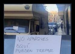 Enlace a Mal sitio para aparcar