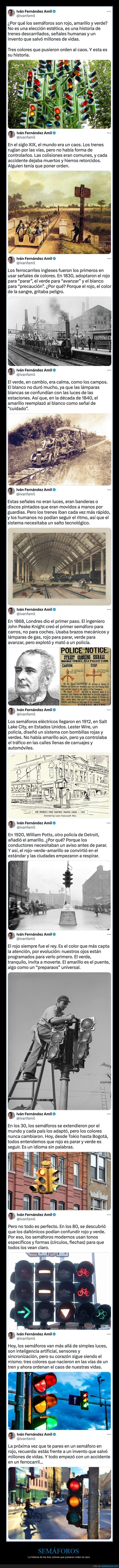 semáforos,colores,historia