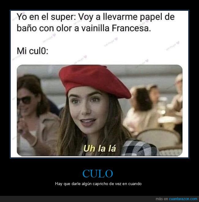 olor,papel higiénico,vainilla francesa