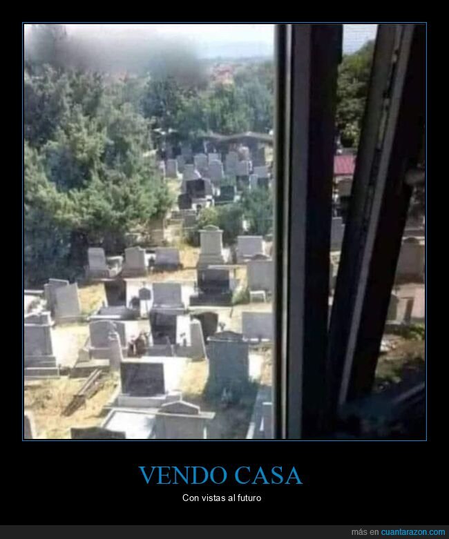 casa,cementerio,vista