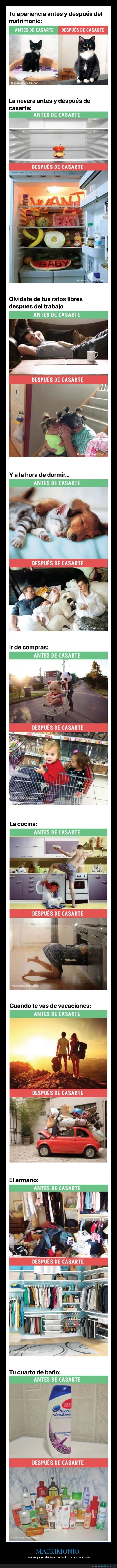 matrimonio,antes,después