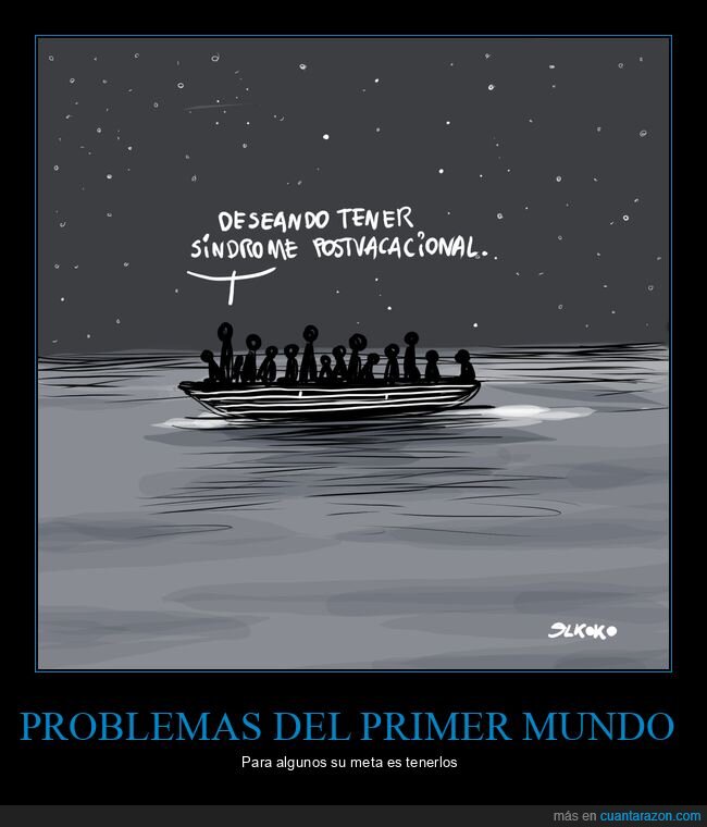 síndrome postvacacional,patera