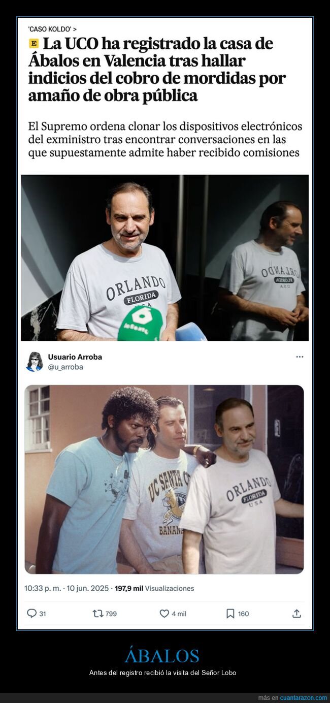 ábalos,políticos,pulp fiction,registro