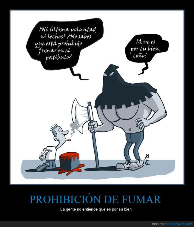 fumar,prohibido,verdugo