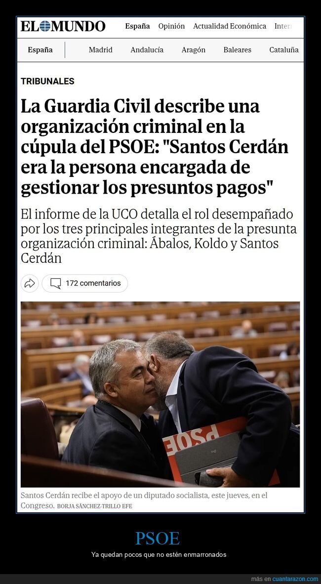 psoe,santos cerdán,políticos