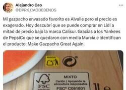 Enlace a Cao de Benós y su gazpacho favorito