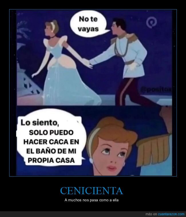 cenicienta,caca,aseo,casa
