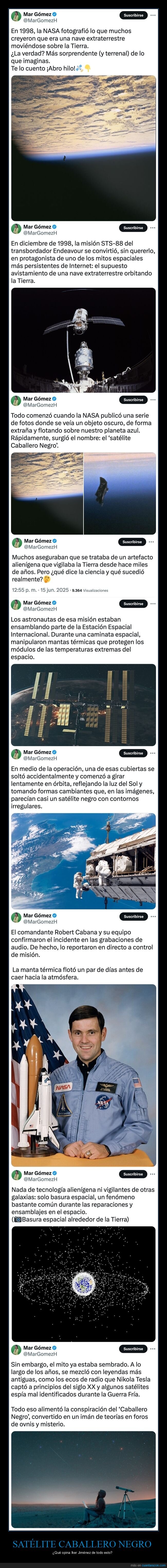 satélite caballero negro