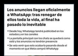 Enlace a Llegó la publi a Whatsapp