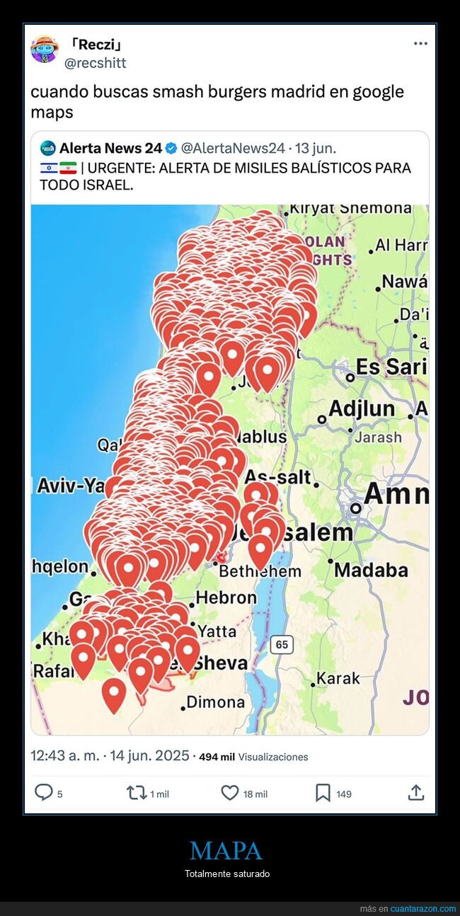 irán,israel,madrid,misiles,smash burgers