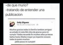 Enlace a Publicación incomprensible