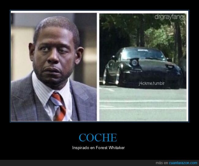 coches,faros,forest whitaker,ojos,parecidos